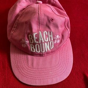 Beach bound pink hat